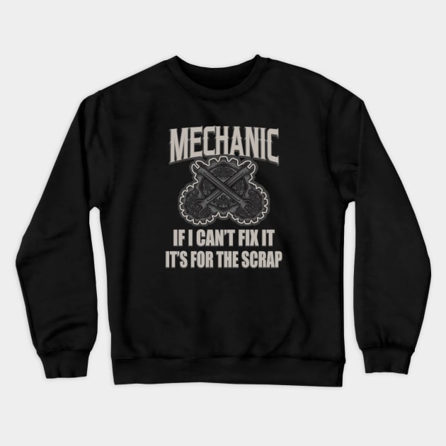 Car Mechanic Crewneck Sweatshirt by Foxxy Merch